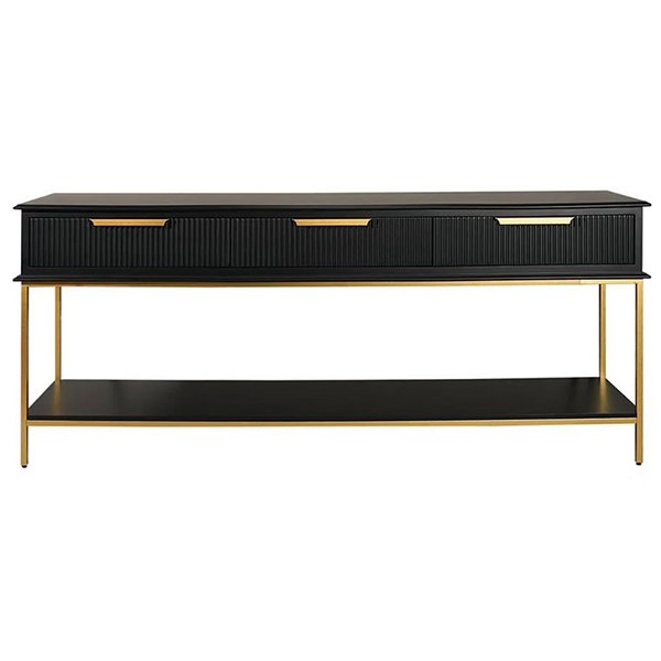 Aimee Console Table - Large Black