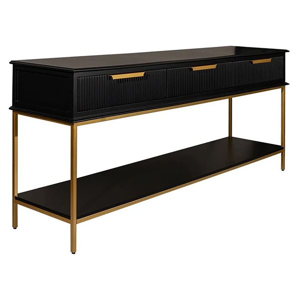 Aimee Console Table - Large Black