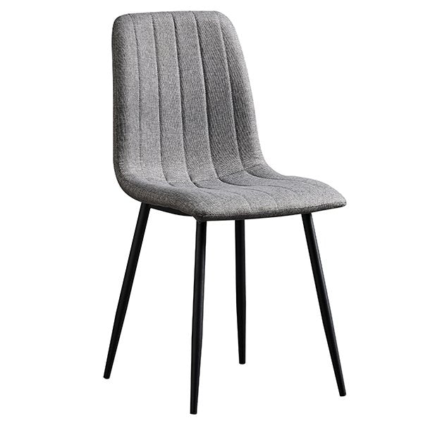 Aimee Dining Chairs (Set of 4) - Grey Fabric