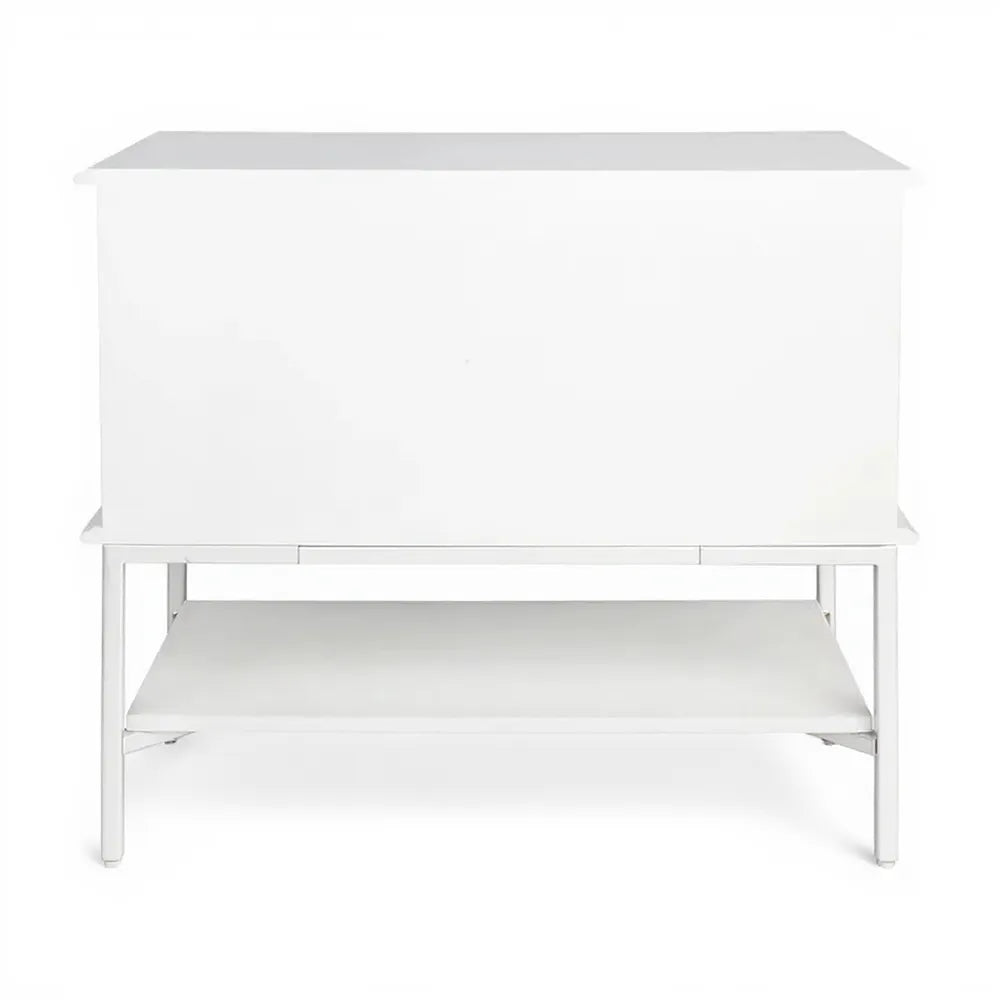 Aimee Bedside Table - Large All White