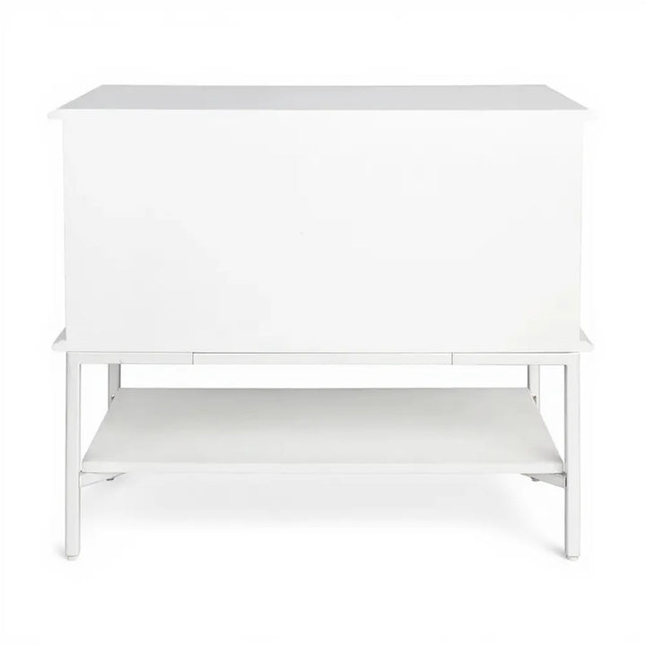 Aimee Bedside Table - Large All White