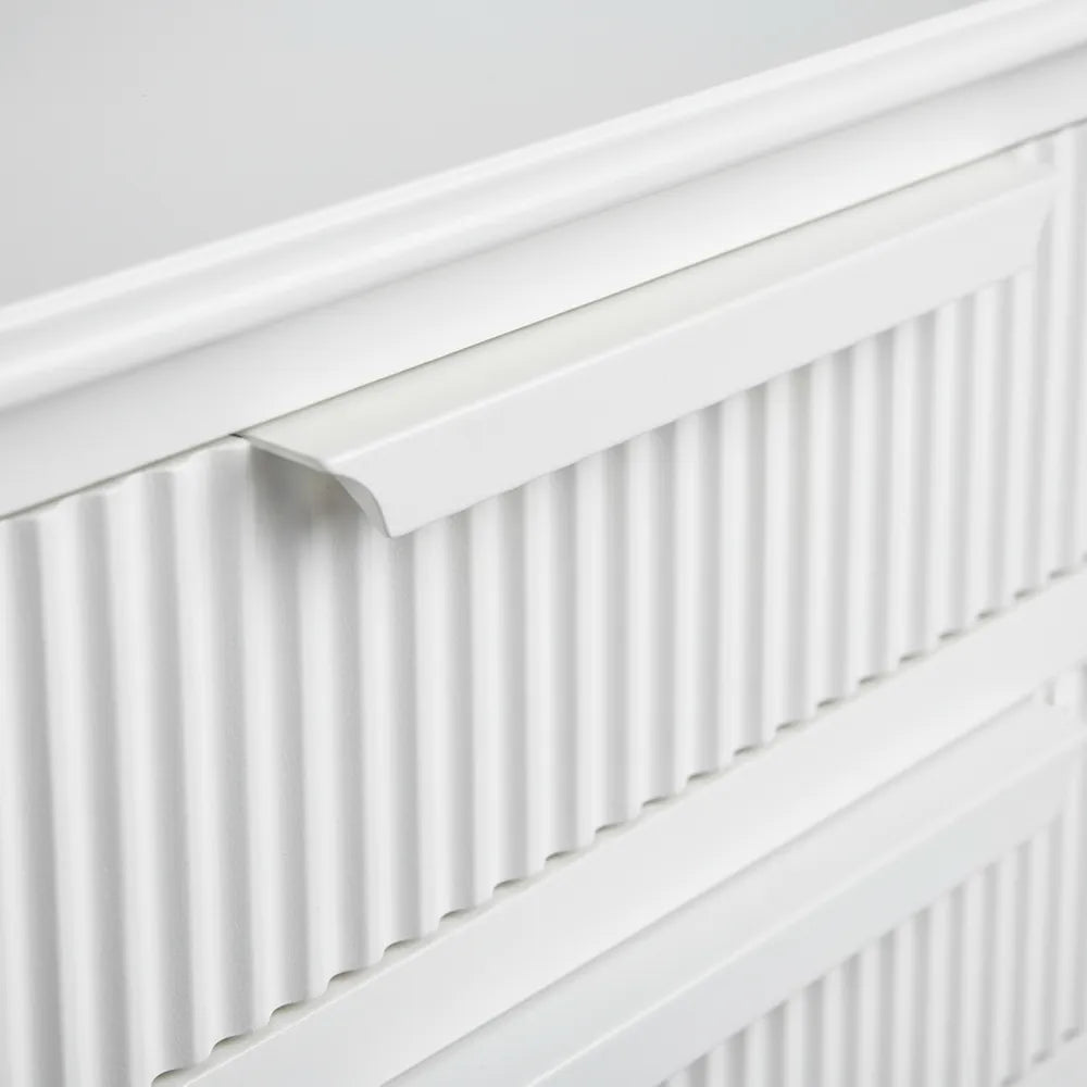 Aimee Bedside Table - Large All White