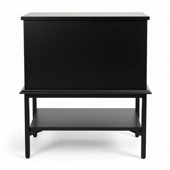 Aimee Bedside Table - Small All Black
