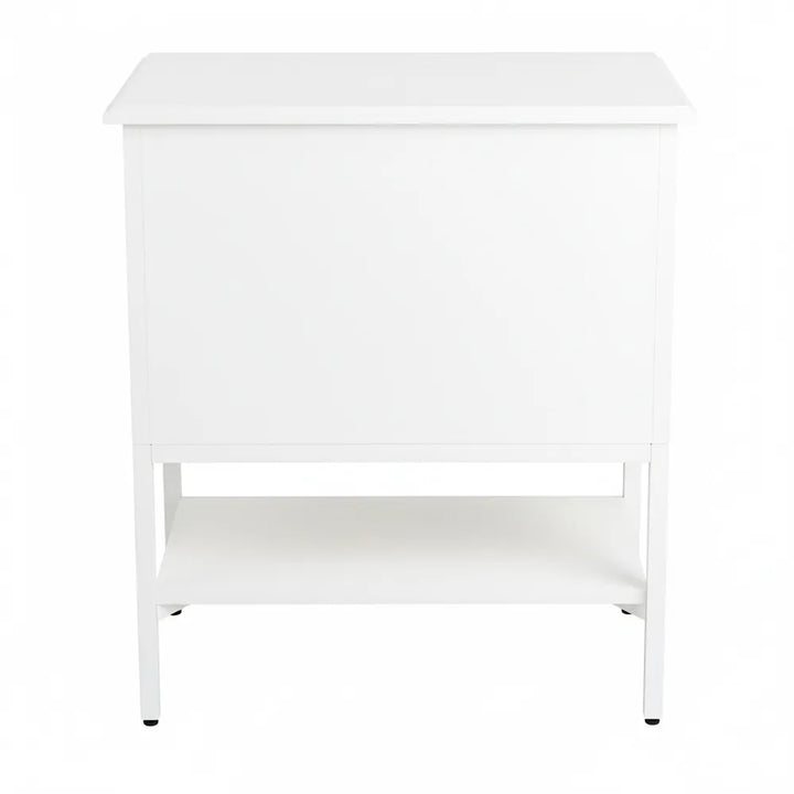 Aimee Bedside Table - Small All White