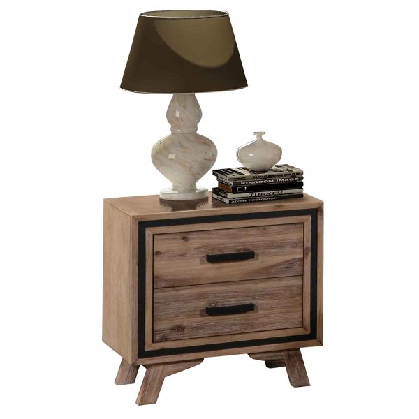 Airlie Acacia Bedside Table