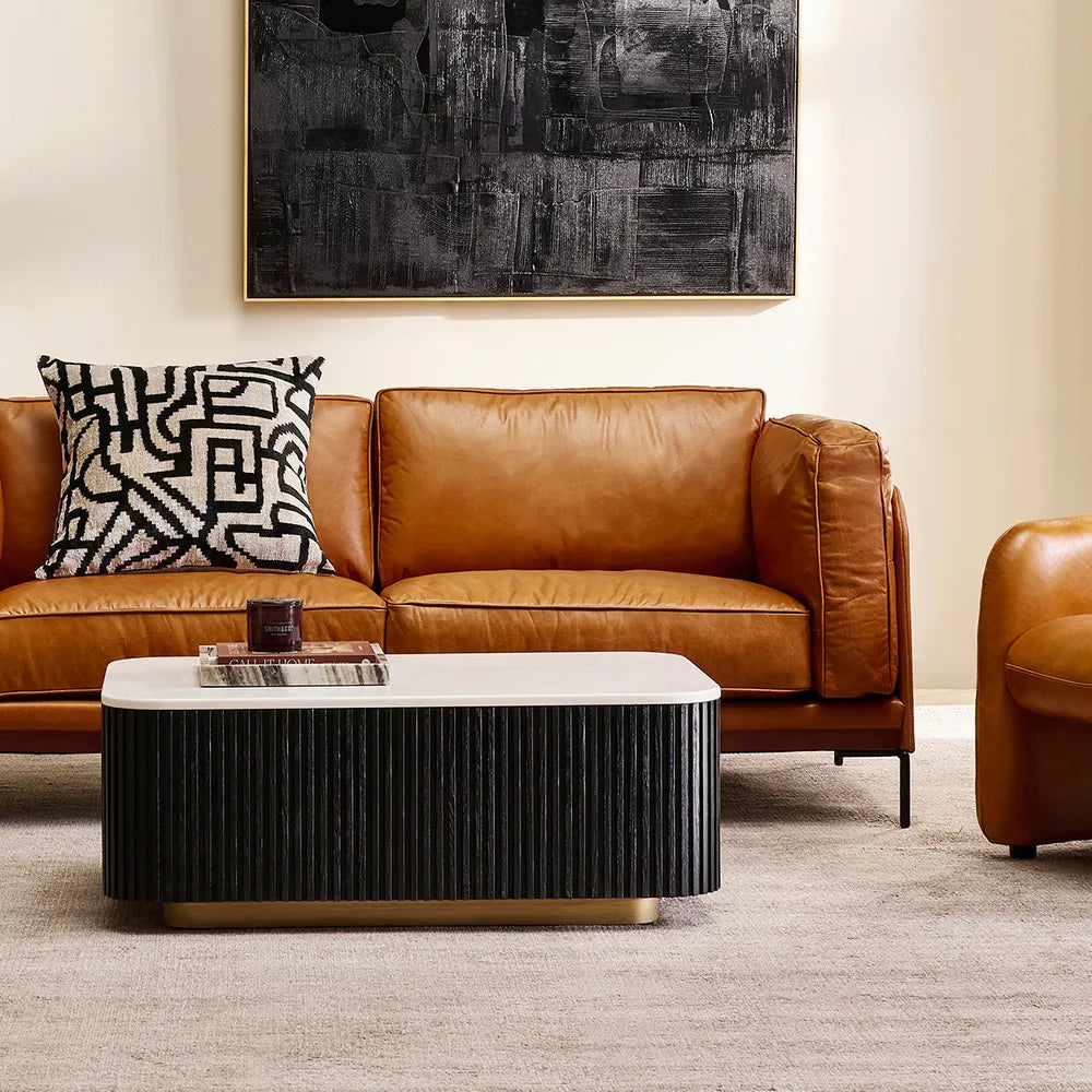 Alamosa Rectangle Coffee Table - Coal