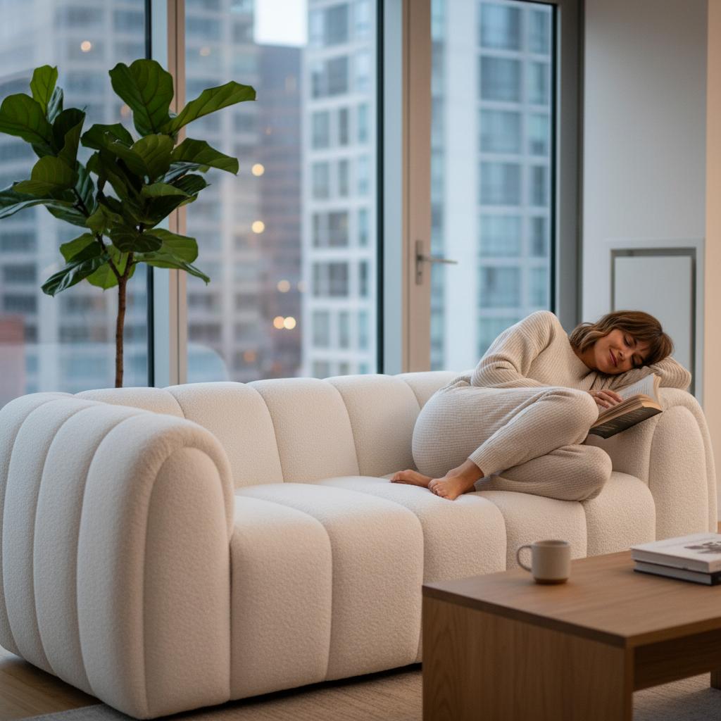 Alba 2 Seater Boucle Sofa