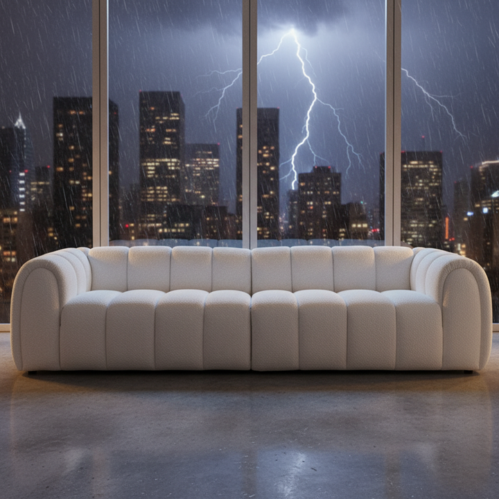 Alba 4 Seater Boucle Sofa