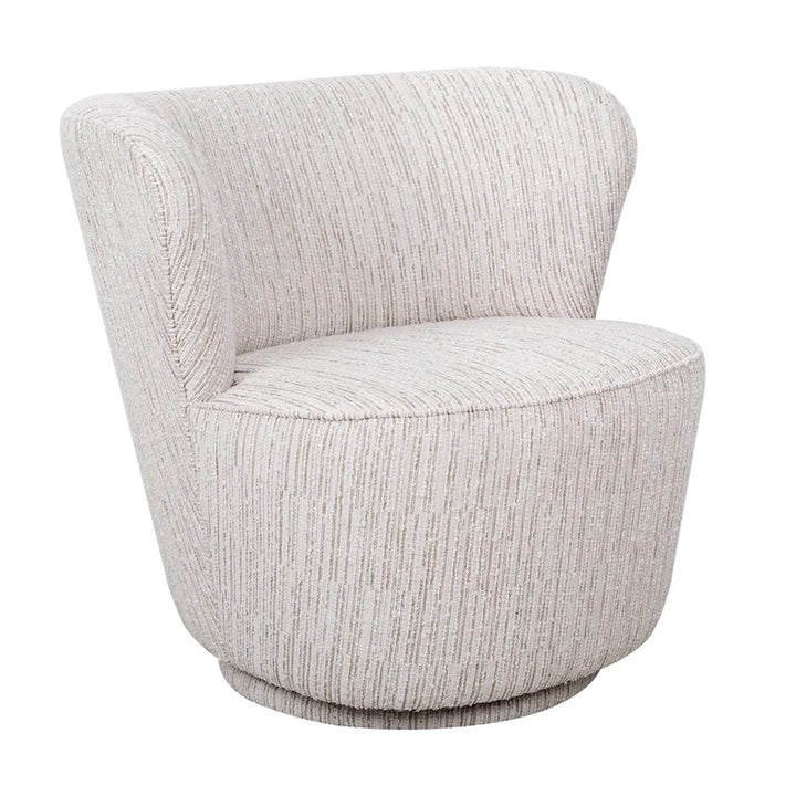 Alberta Swivel Chair - Ivory Weave
