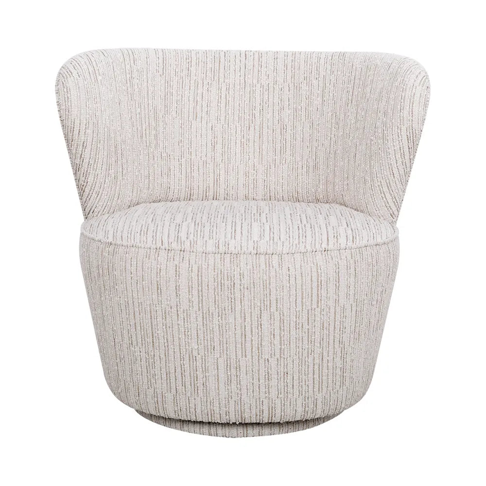 Alberta Swivel Chair - Ivory Weave