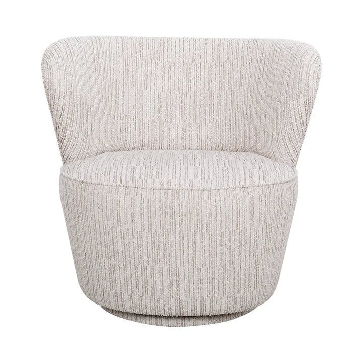 Alberta Swivel Chair - Ivory Weave