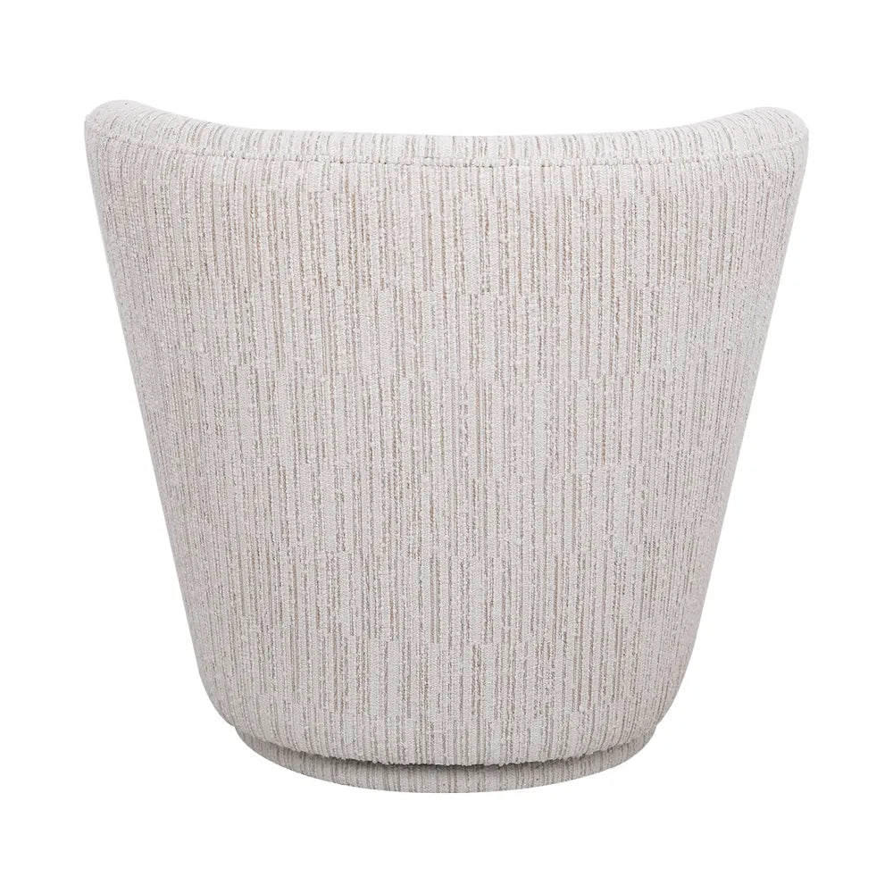 Alberta Swivel Chair - Ivory Weave