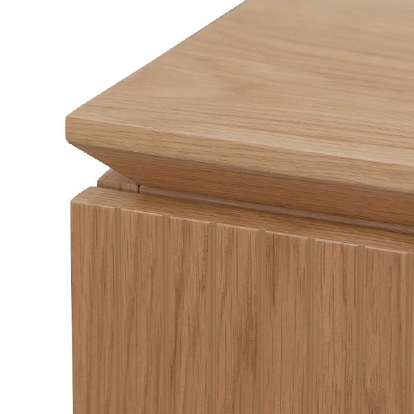 Albina 1.77m Left Drawer Office Desk - Natural Oak