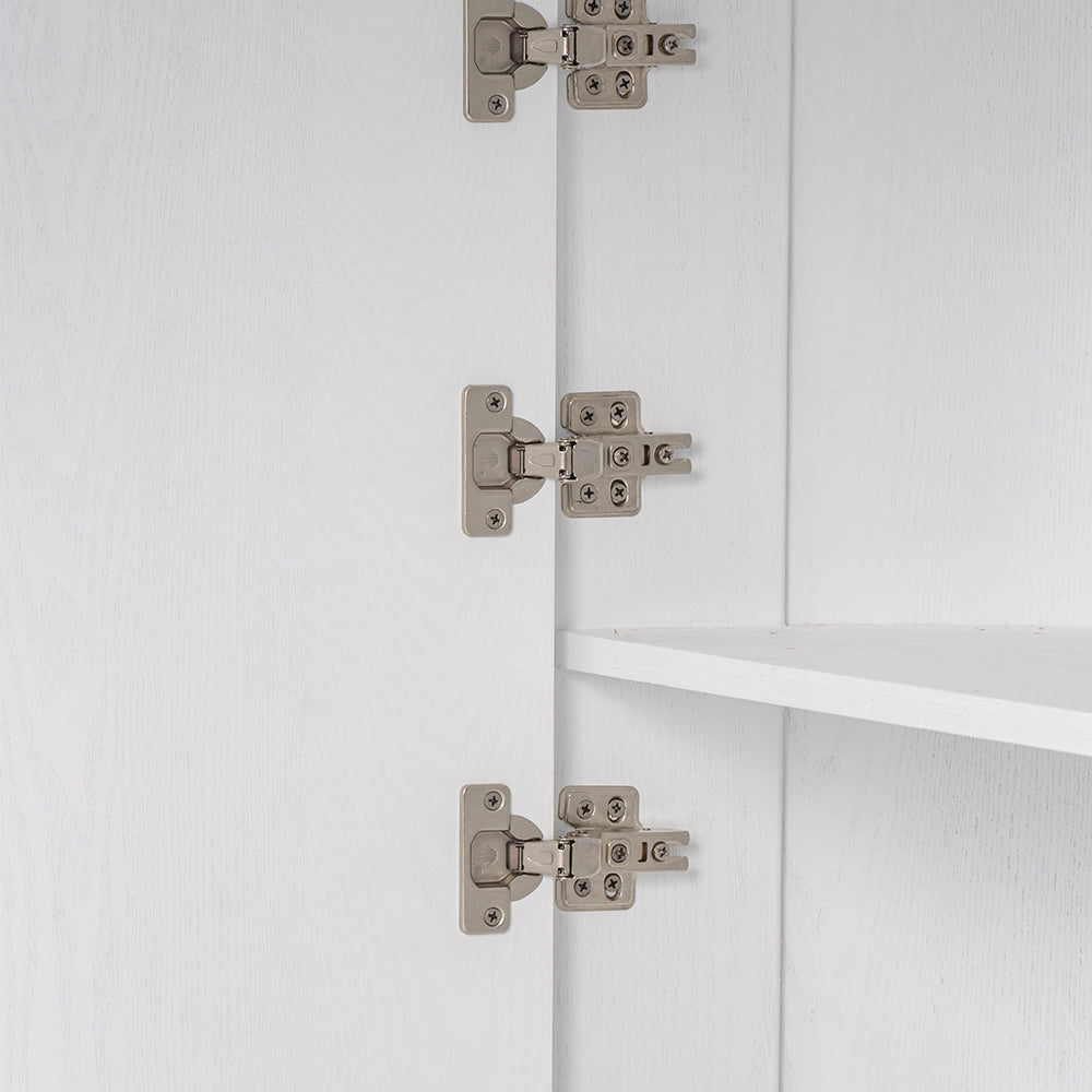 Albina 1.77m Left Drawer Office Desk - White