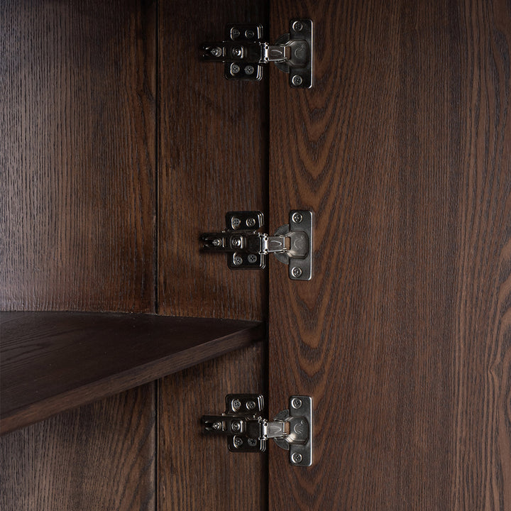 Albina 1.77m Right Drawer Office Desk - Walnut