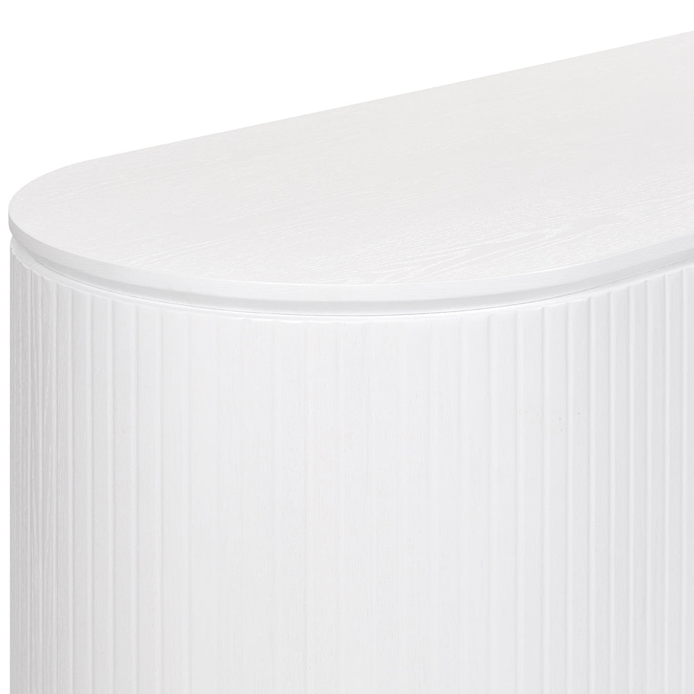 Albina 1.77m Right Drawer Office Desk - White