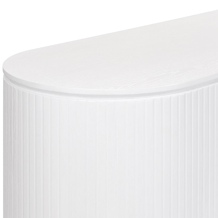 Albina 1.77m Right Drawer Office Desk - White