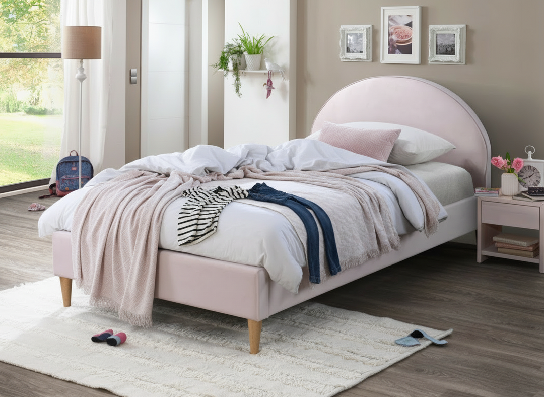 Alex Kids King Single Bed - Pink