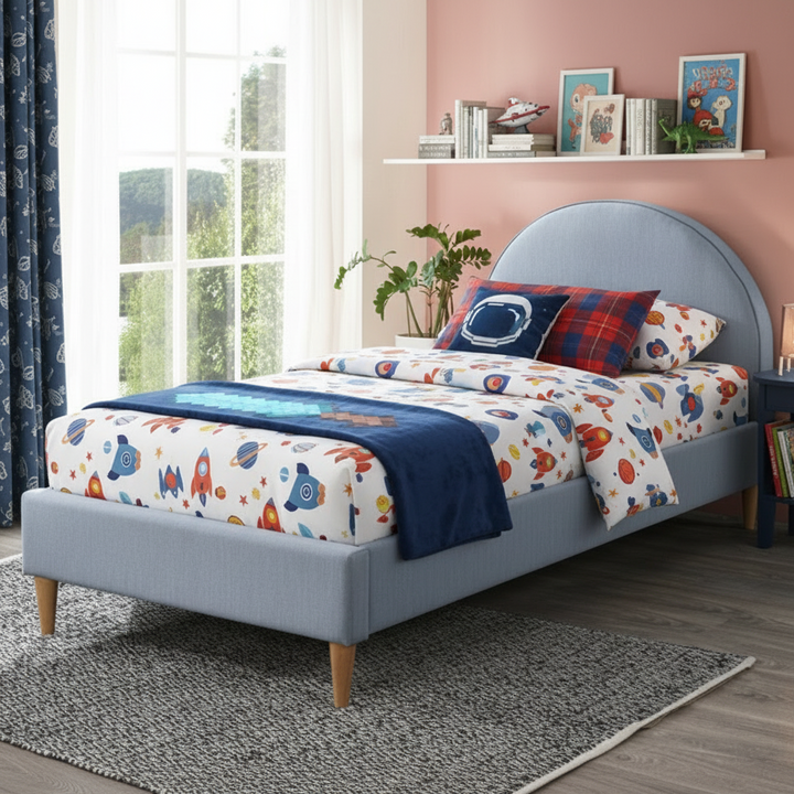 Alex Kids Single Bed - Blue