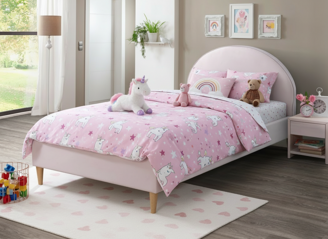 Alex Kids Single Bed - Pink