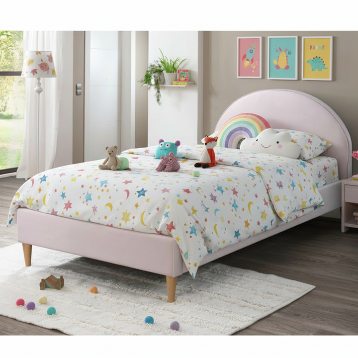 Alex Kids Single Bed - Pink