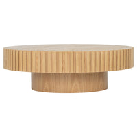 Alfaro Oak Round Coffee Table - Natural