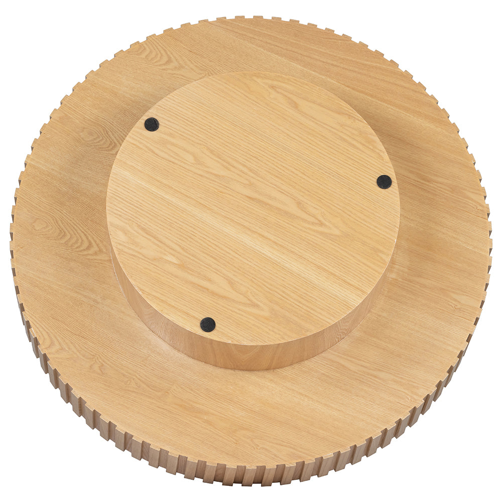 Alfaro Oak Round Coffee Table - Natural