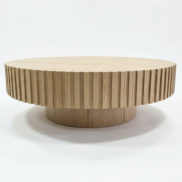 Alfaro Oak Round Coffee Table - Natural