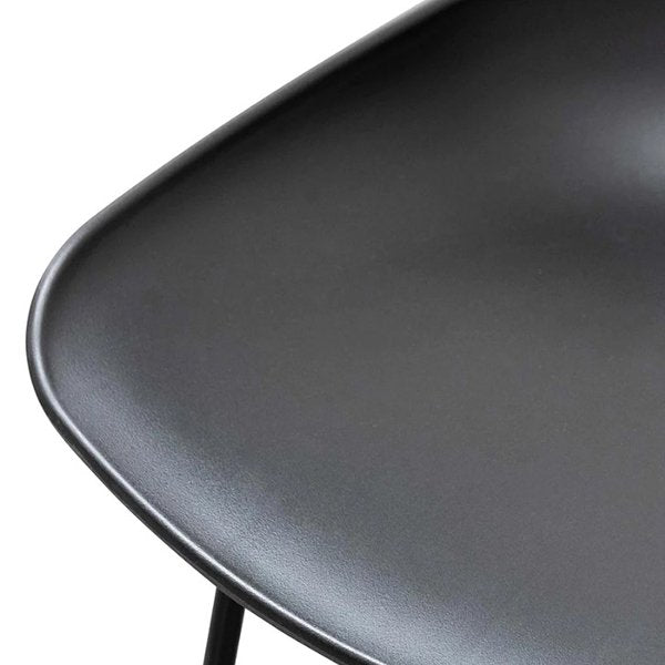 Allen 65cm Bar Stool - Full Black