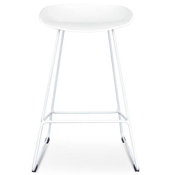 Allen 65cm Bar Stool - White