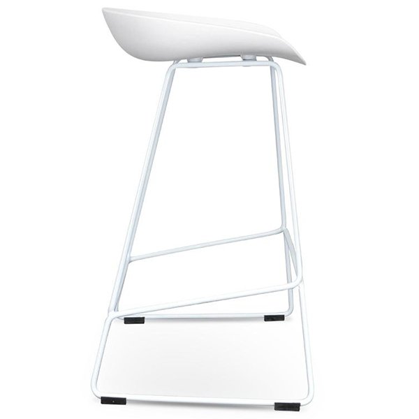 Allen 65cm Bar Stool - White