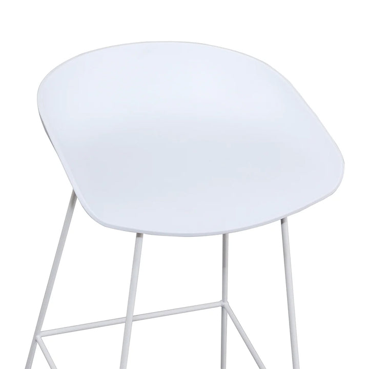 Allen Bar Stool - White