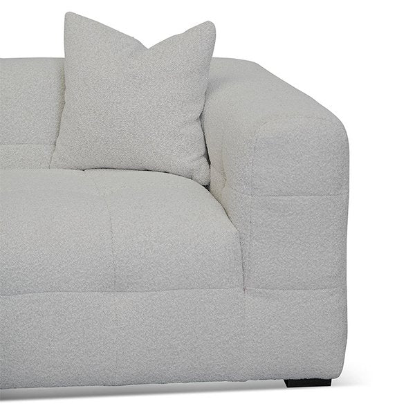 Almira Left Chaise Sofa - Pearl Boucle