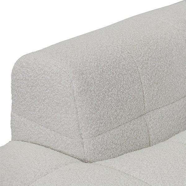 Almira Left Chaise Sofa - Pearl Boucle