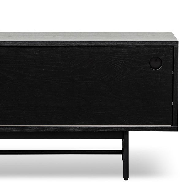 Alvarez 160cm Wooden TV Entertainment Unit - Black