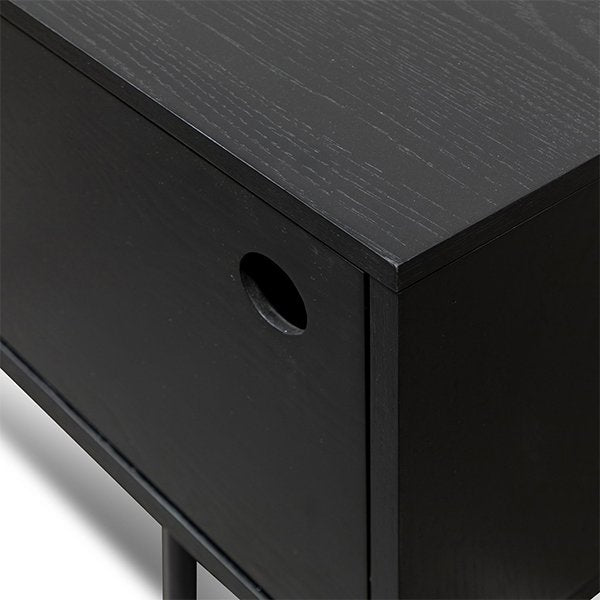 Alvarez 160cm Wooden TV Entertainment Unit - Black