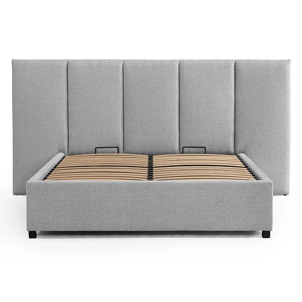 Amado Queen Sized Bed Frame - Spec Grey