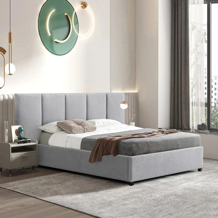 Amado Queen Sized Bed Frame - Spec Grey