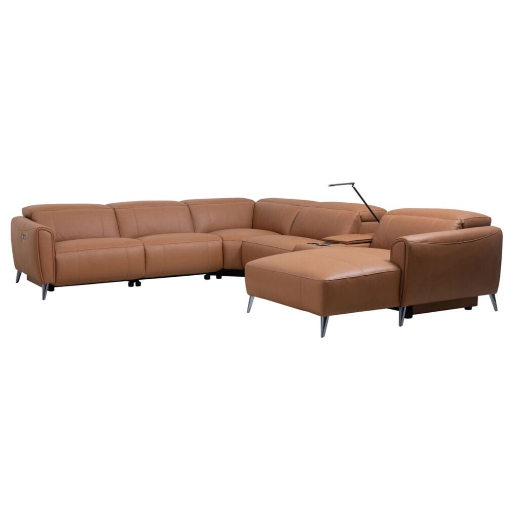 Amanda 5 Seater Recliner Sofa with RHF Chaise