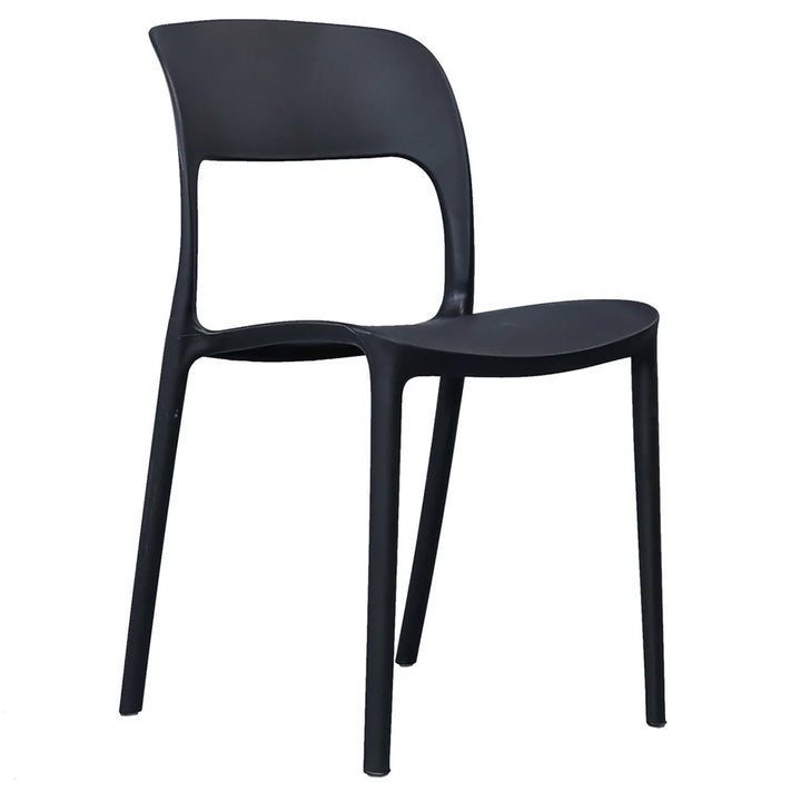 Amanda Outdoor Dining Chair - Black