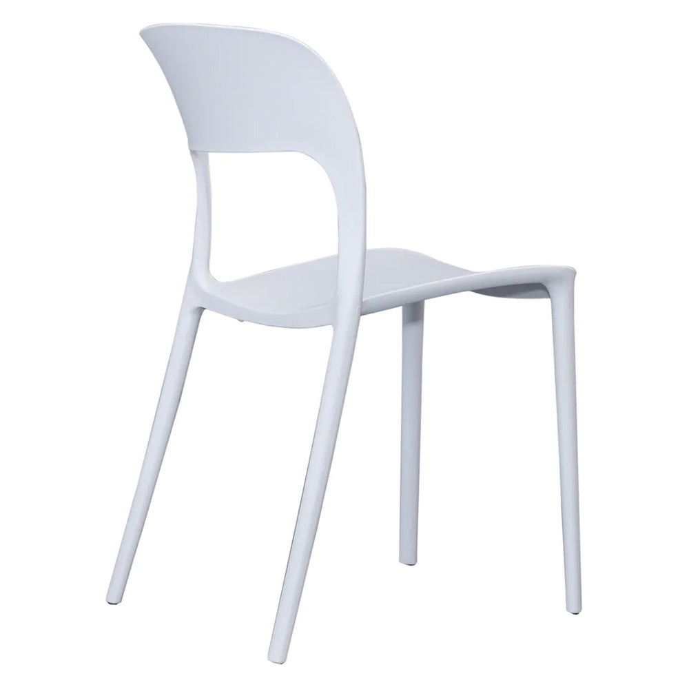 Amanda Outdoor Dining Chair - White