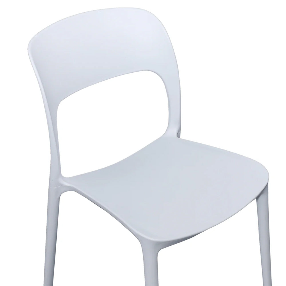 Amanda Outdoor Dining Chair - White