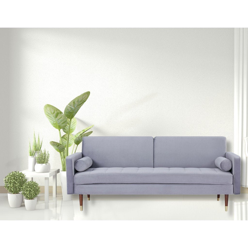 Amelia 3 Seater Fabric Sofa Bed - Grey
