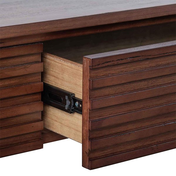 Amparo 2.2m TV Entertainment Unit - Walnut