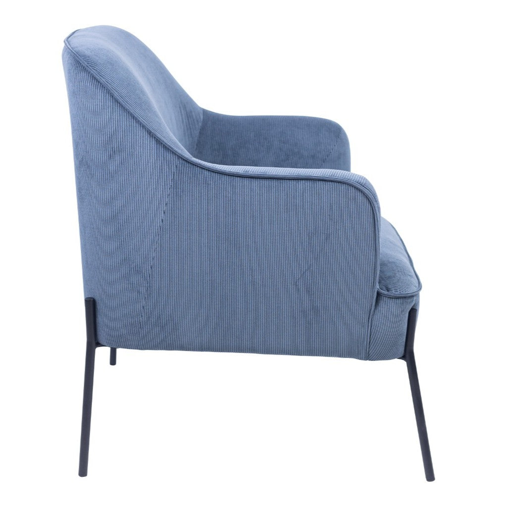 Andres Upholstered Armchair - Slate Grey