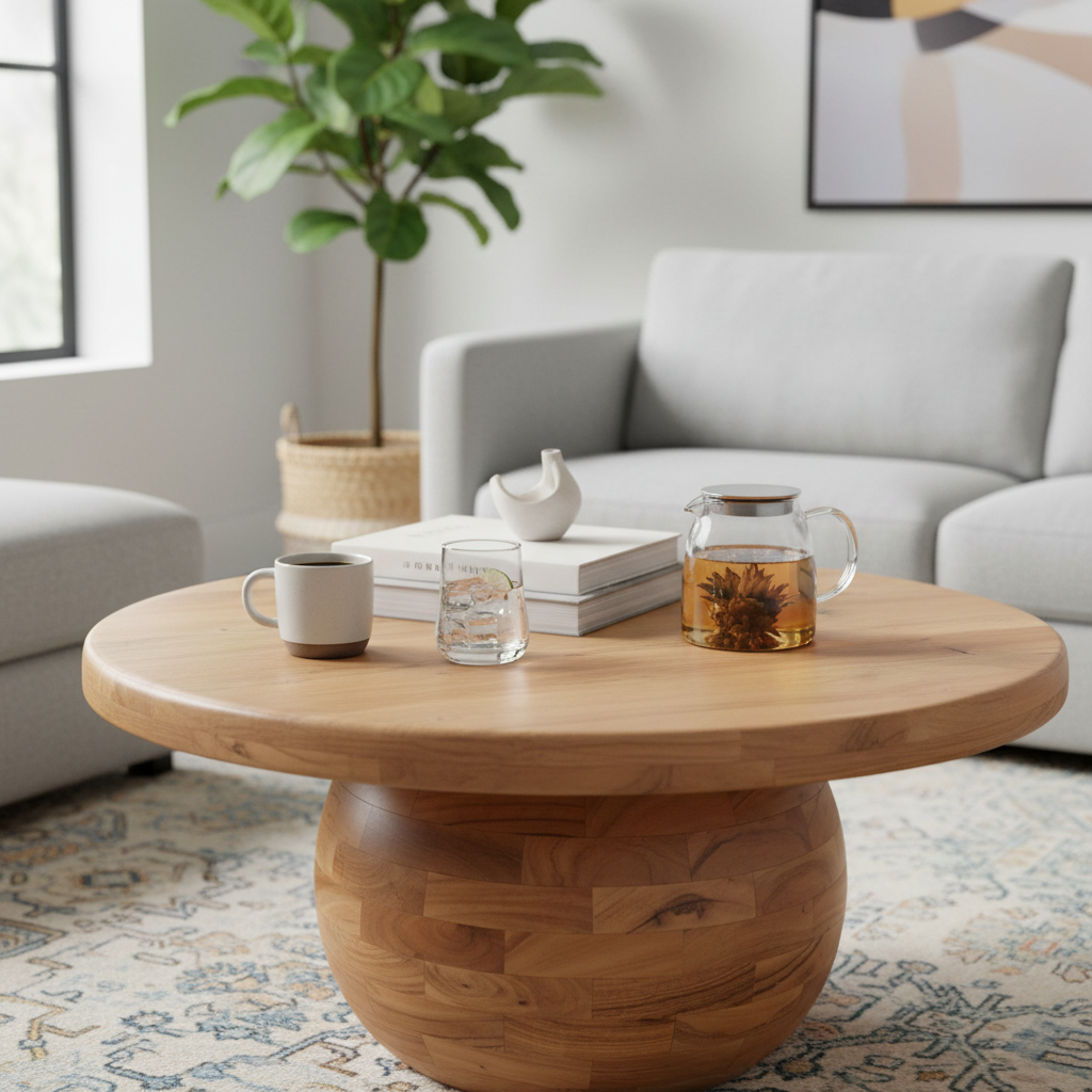 Angelique Mango Wood Coffee Table
