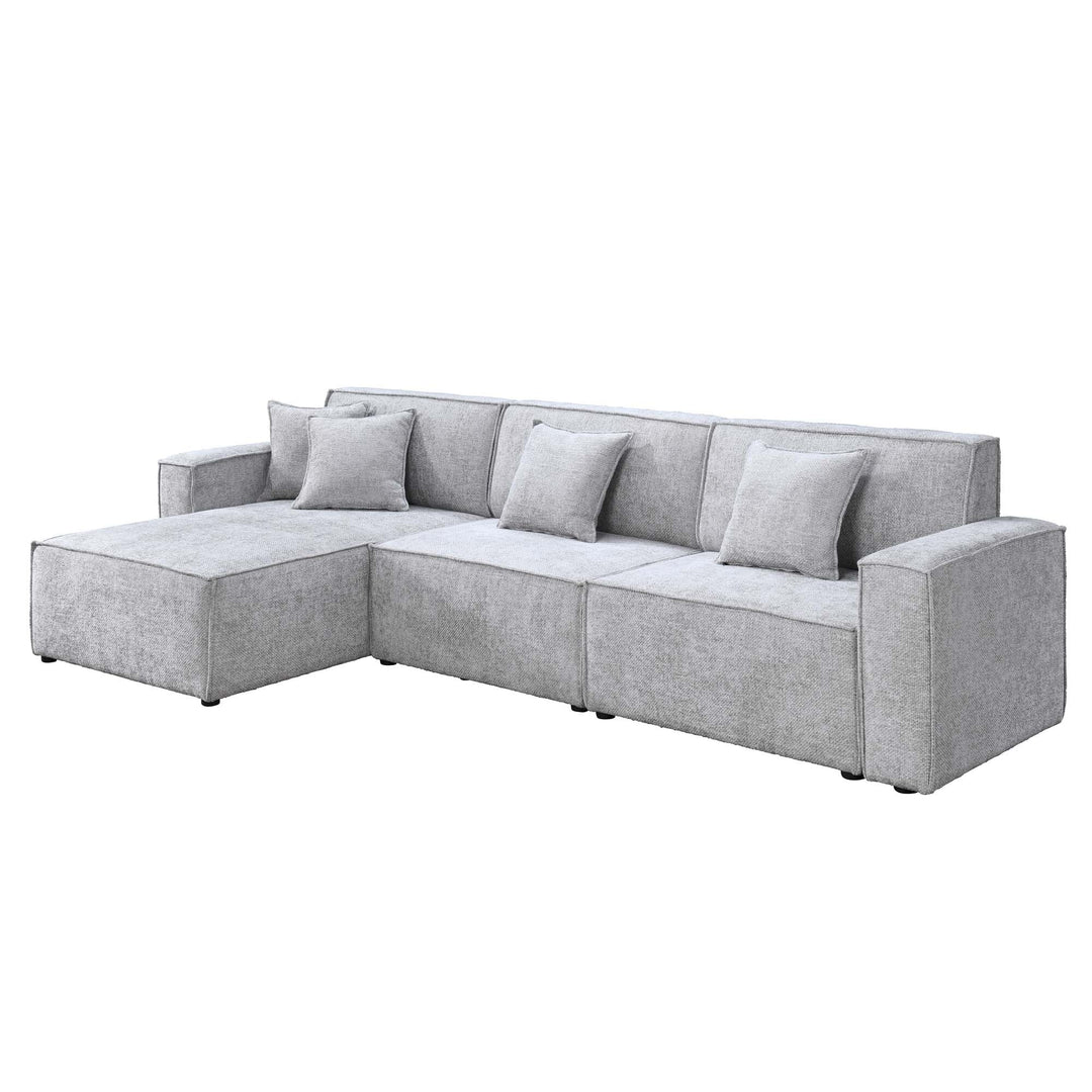 Apartment Fabric Modular Sofa - Slate