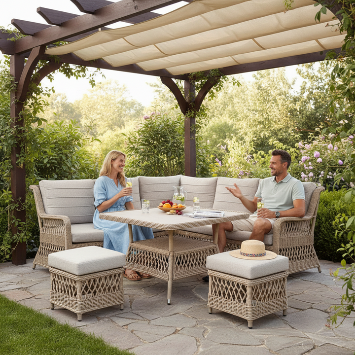 Arakoon Outdoor Dining Lounge Set