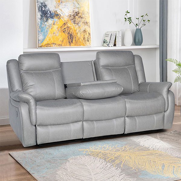 Aria 3 Seater Fabric Recliner Sofa