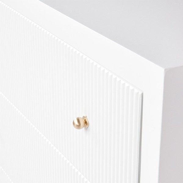 Ariana 6 Drawer Chest - White